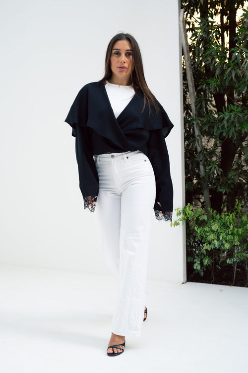 Butterfly Blouse - Black