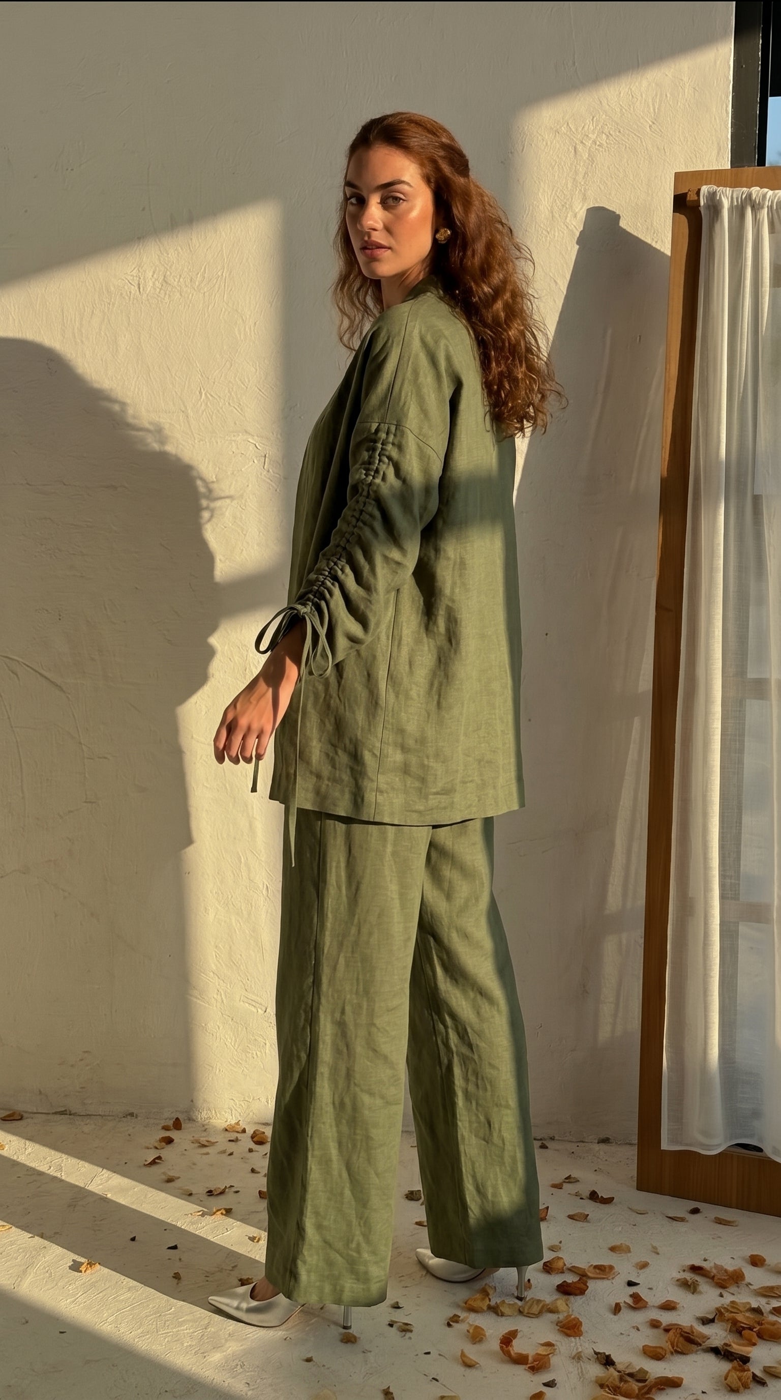 Sage Linen Set