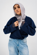Butterfly Blouse - Navy Blue