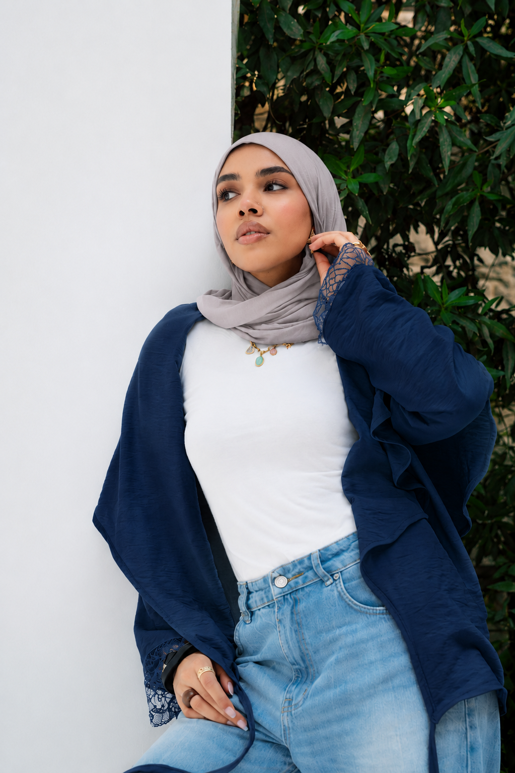 Butterfly Blouse - Navy Blue