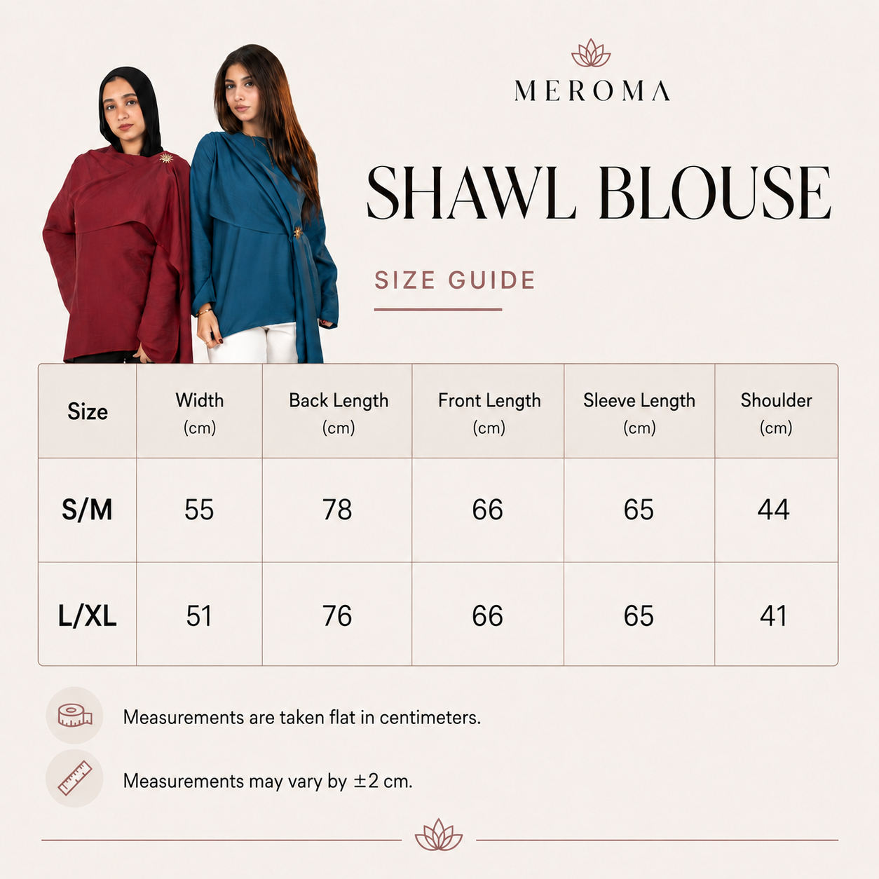 Shawl Burgundy Blouse