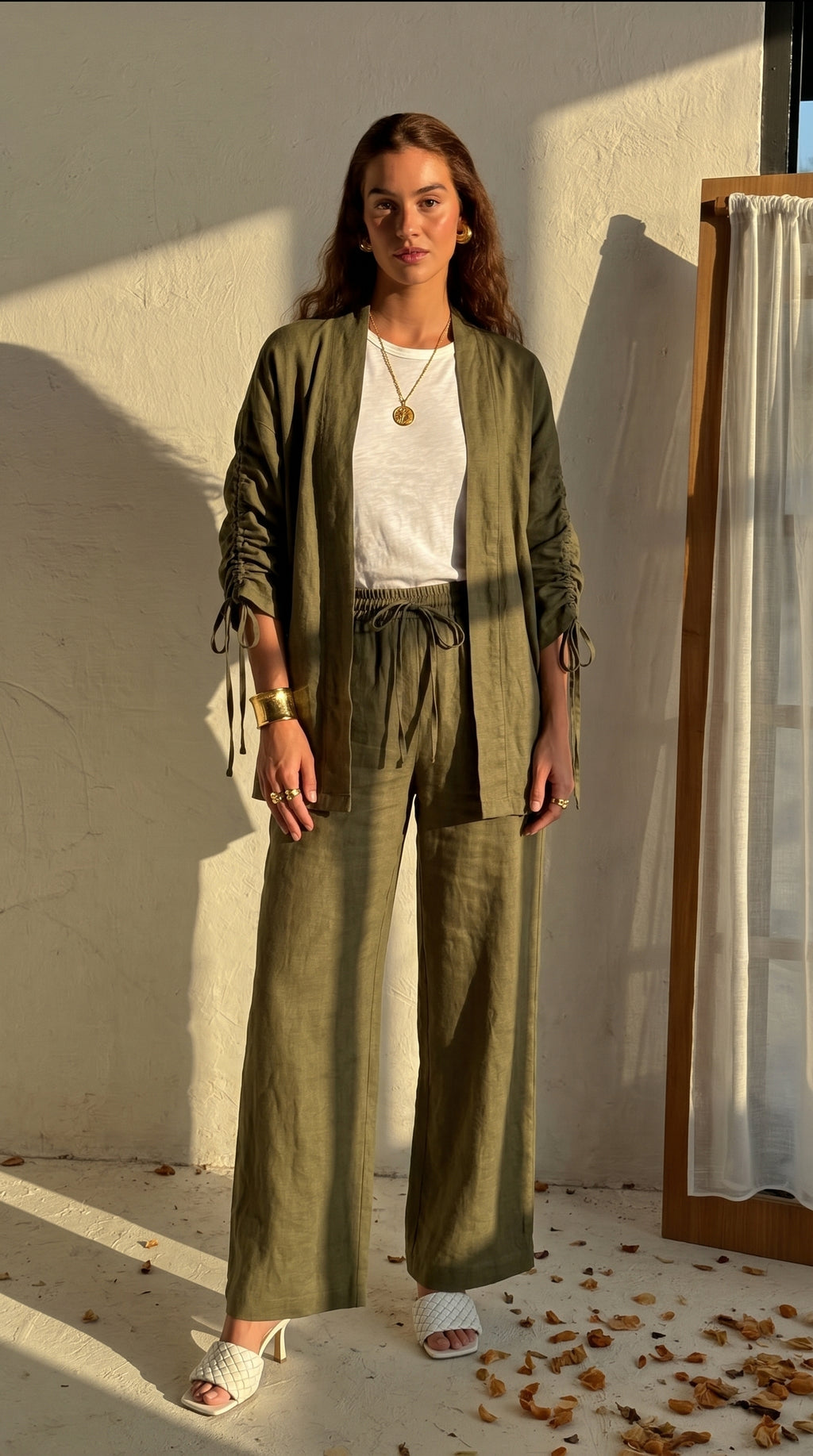 Sage Linen Set